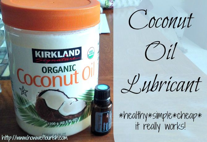 can you use coconut oil as lube