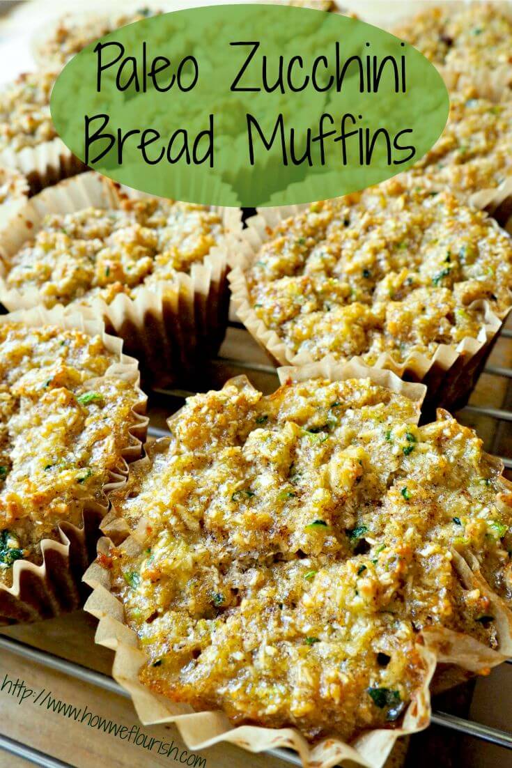 Paleo Zucchini Bread Muffins