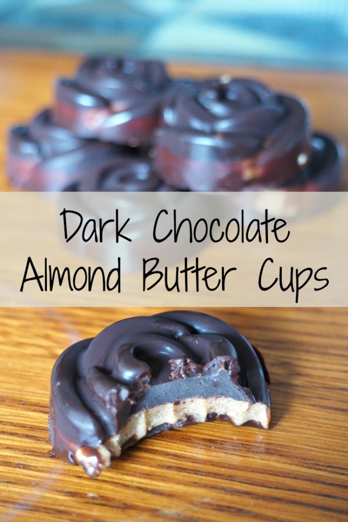 Dark Chocolate Almond Butter Cups