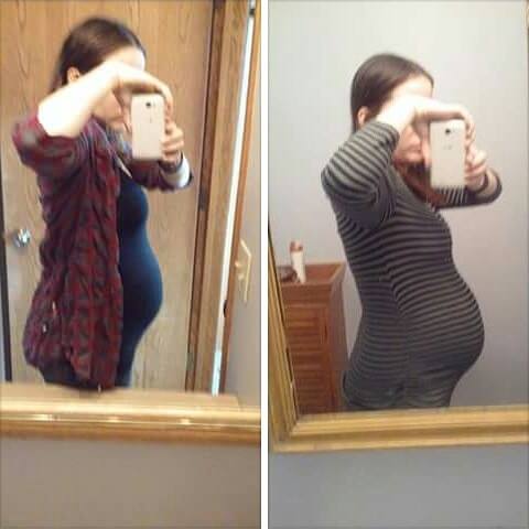 Horribly photo, but you can see what I mean. These pictures were taken one week apart!